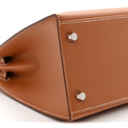 Hermes Epsom Kelly Sellier 28 Gold 9 of 10