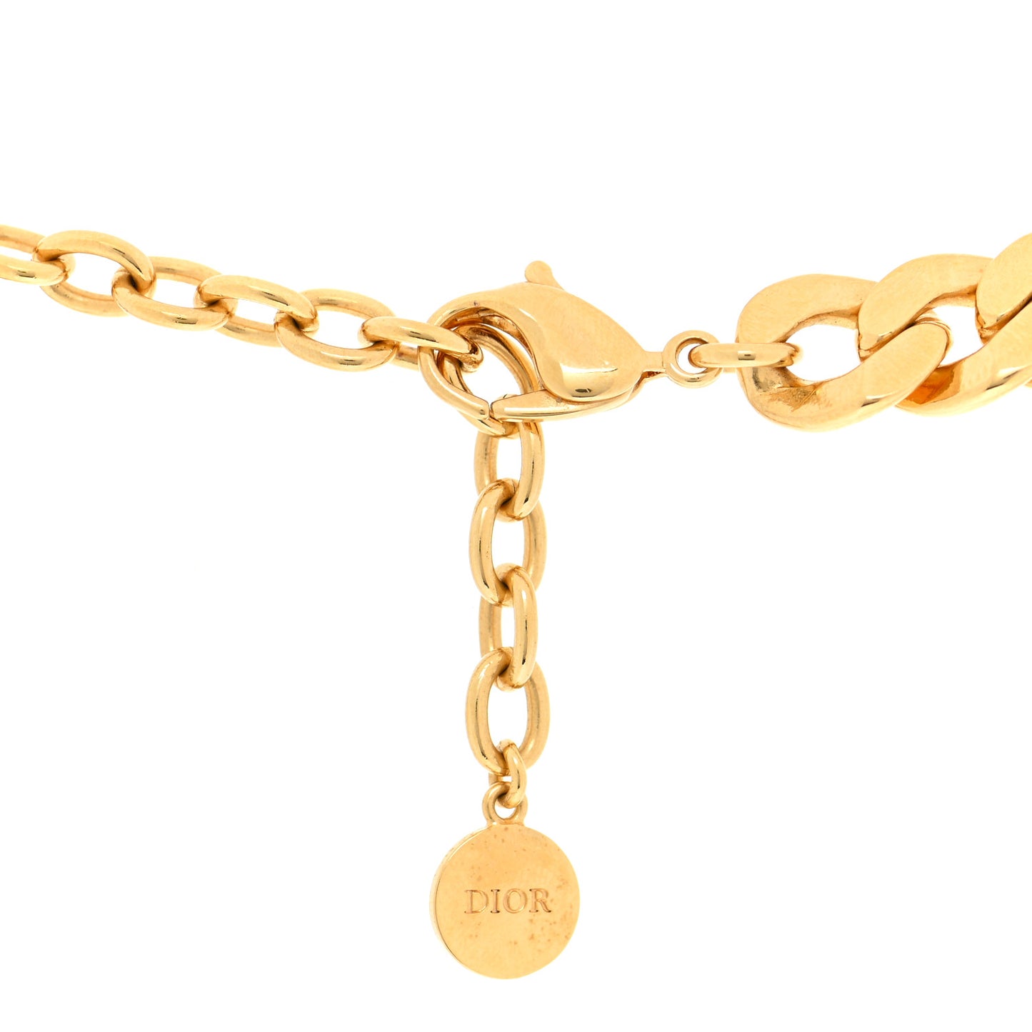 Metal Danseuse Etoile Chain Choker Necklace Gold