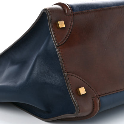 Celine Smooth Calfskin Mini Bi-Color Luggage Navy 8 of 13