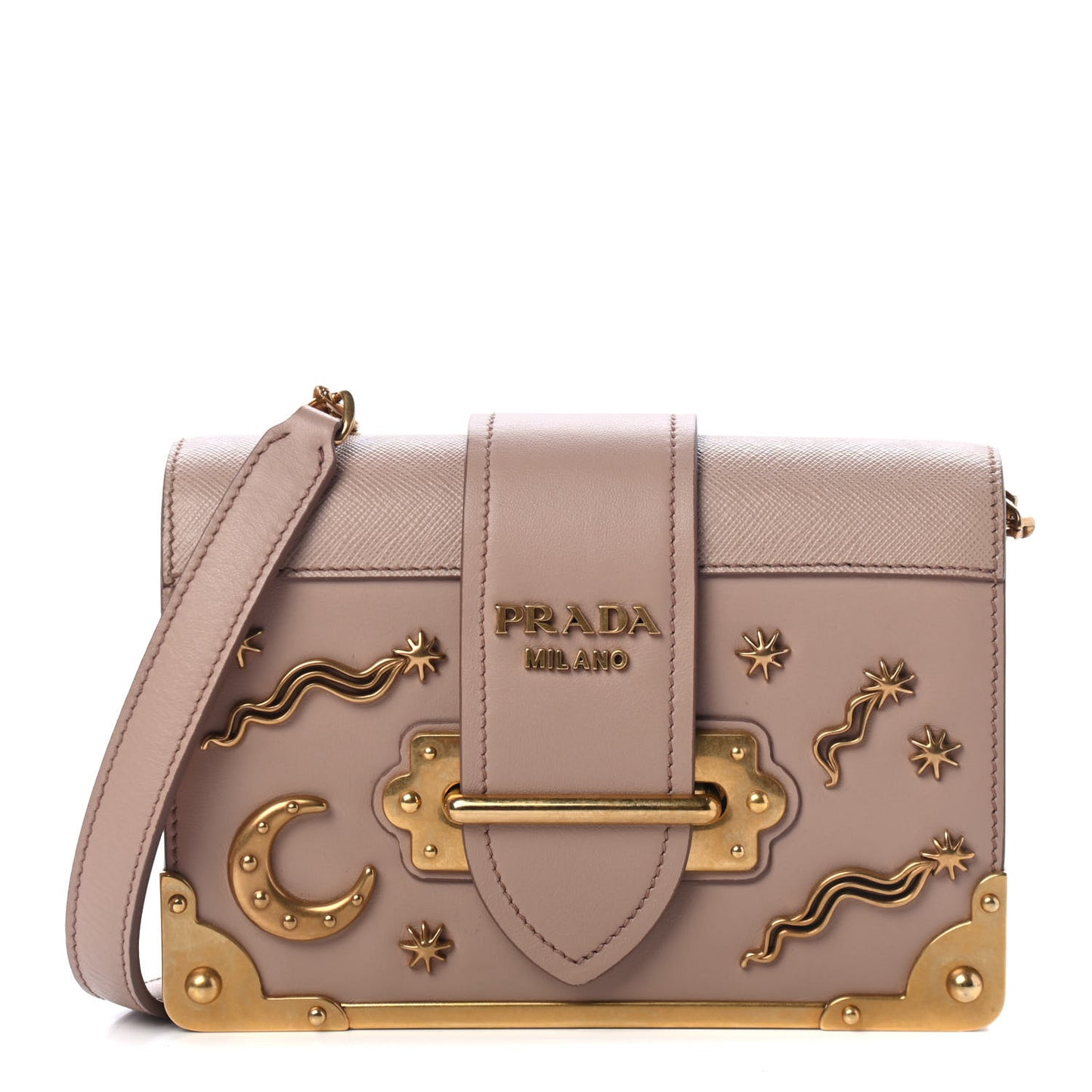 City Calf Saffiano Astrology Cahier Bag Cipria