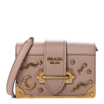 Prada City Calf Saffiano Astrology Cahier Bag Cipria 1 of 4