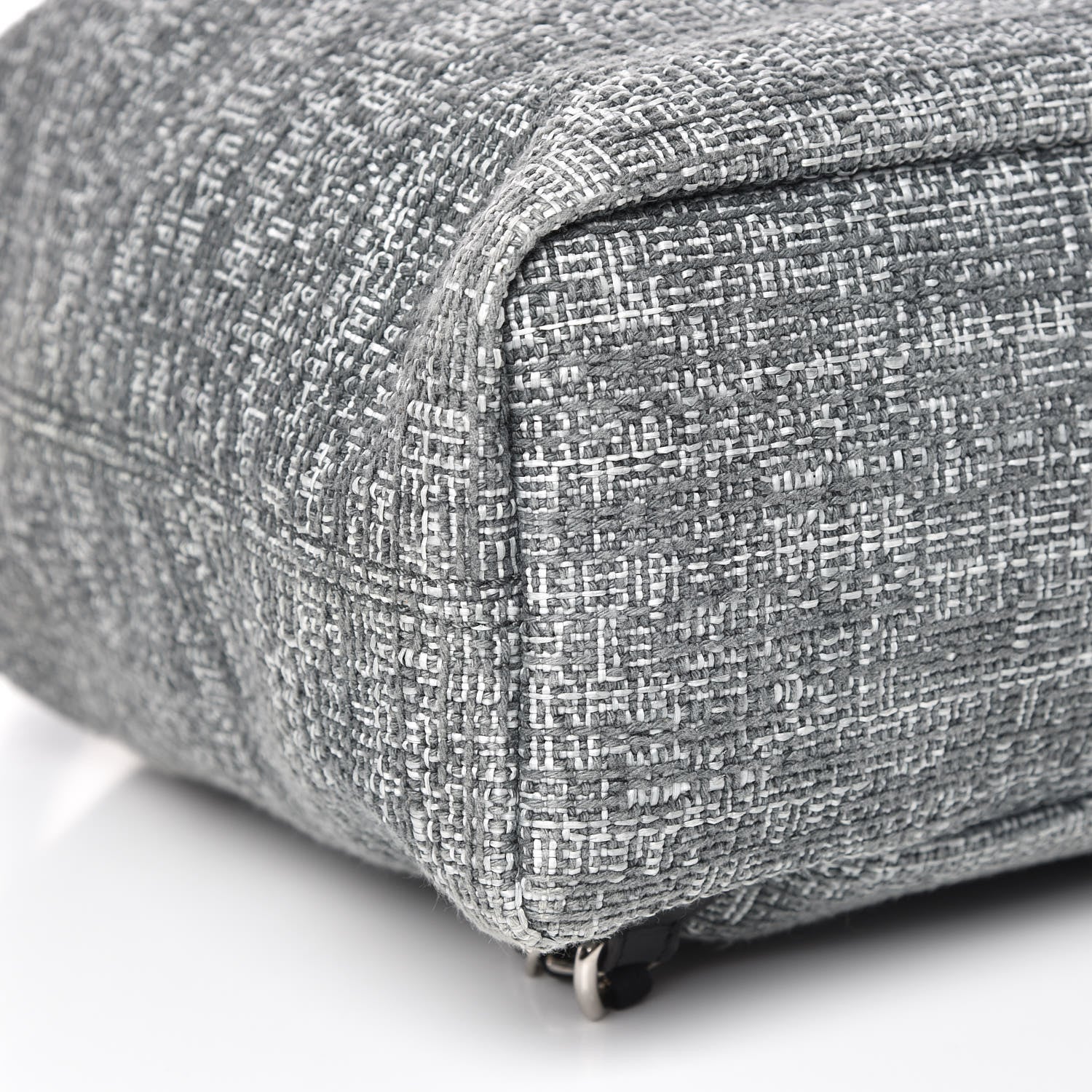 Chanel Canvas Large Deauville Backpack Charcoal 5 of 11