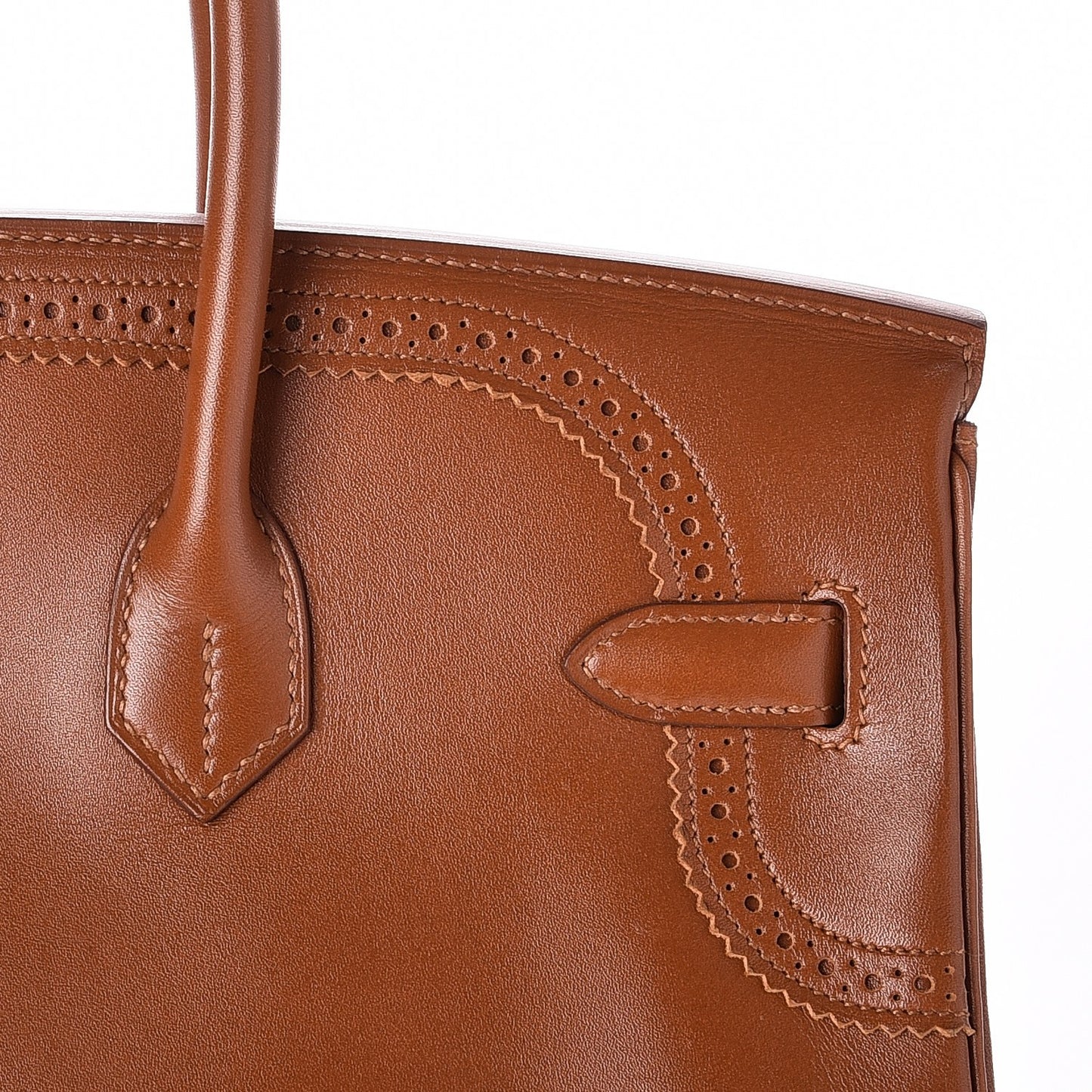 Tadelakt Ghillies Birkin 35 Fauve