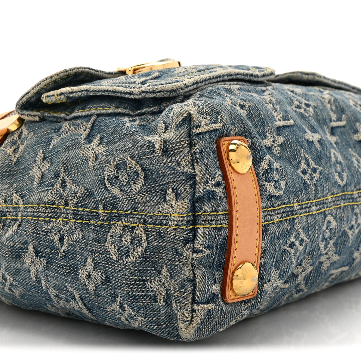 Monogram Denim Baggy PM Blue