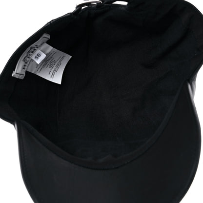 Hermes Calfskin Nevada Cap 58 Black 7 of 10