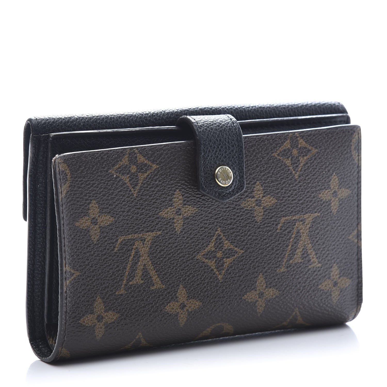 Louis Vuitton Monogram Pallas Compact Wallet Black 3 of 11