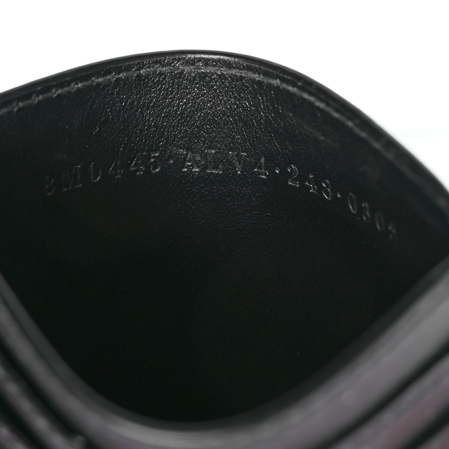Vitello Cruise FF Diamonds Card Holder Black