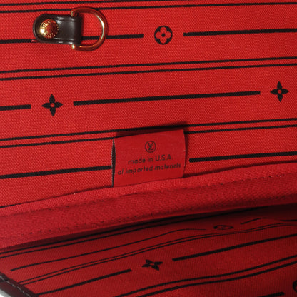 Louis Vuitton Damier Ebene Neverfull MM 6 of 7