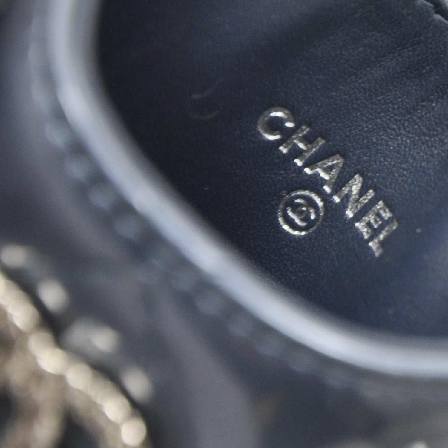 Chanel Patent Quilted iPhone Case Blue 6 of 7