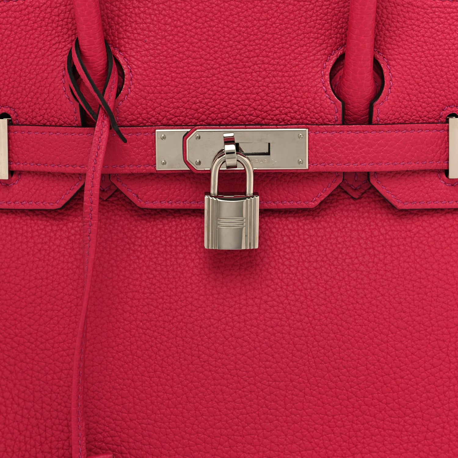 Hermes Togo Horseshoe Birkin 30 Rose Mexico Rose Pourpre 8 of 12