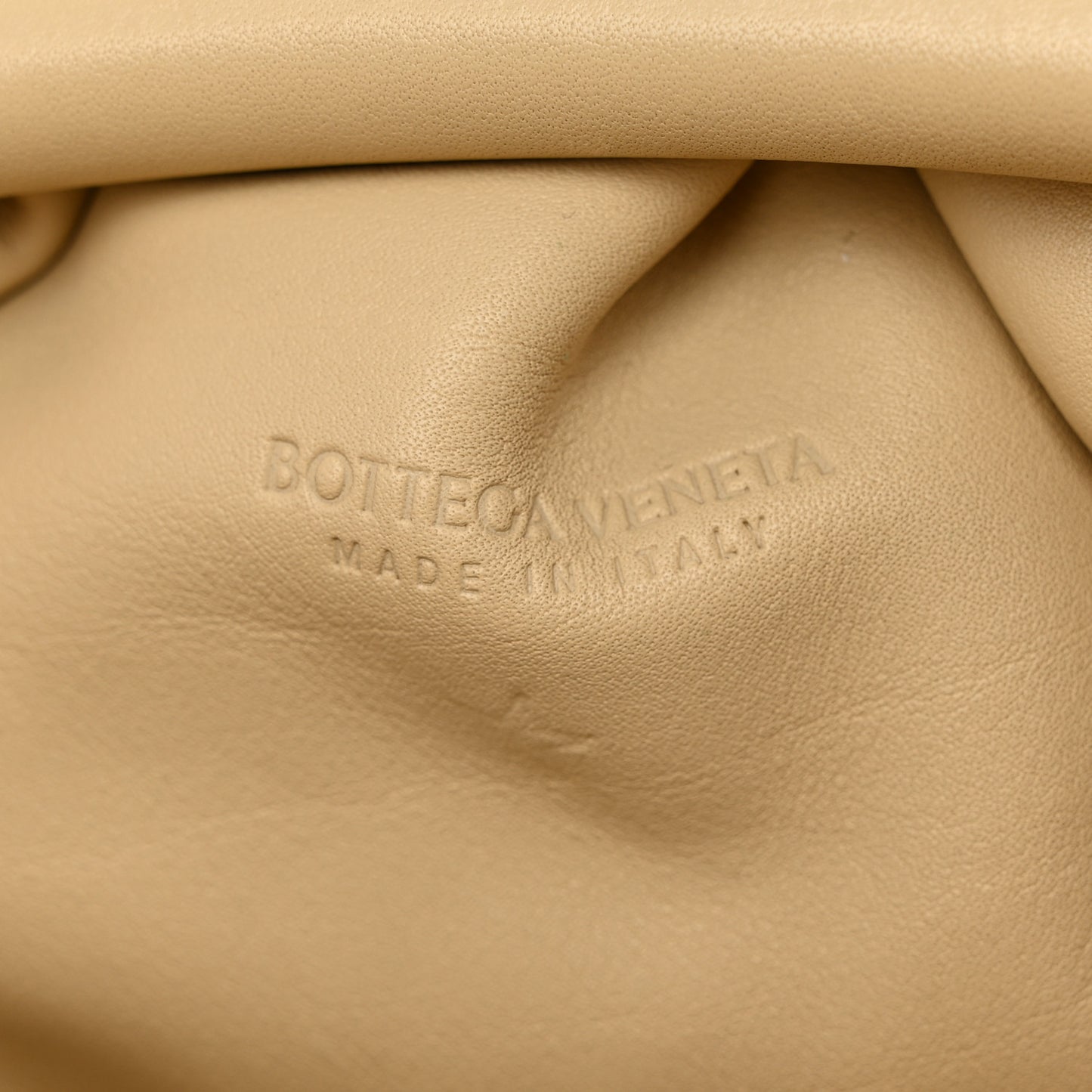 Butter Calfskin The Mini Pouch Porridge
