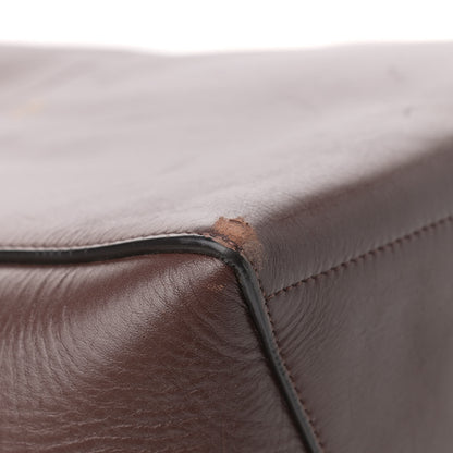 Celine Natural Calfskin Sangle Bucket Bag Dark Brown 9 of 24