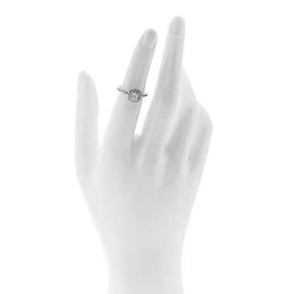 Tiffany Platinum Diamond .30ct Soleste Cushion Cut Double Halo Engagement Ring 47 4.25 2 of 7