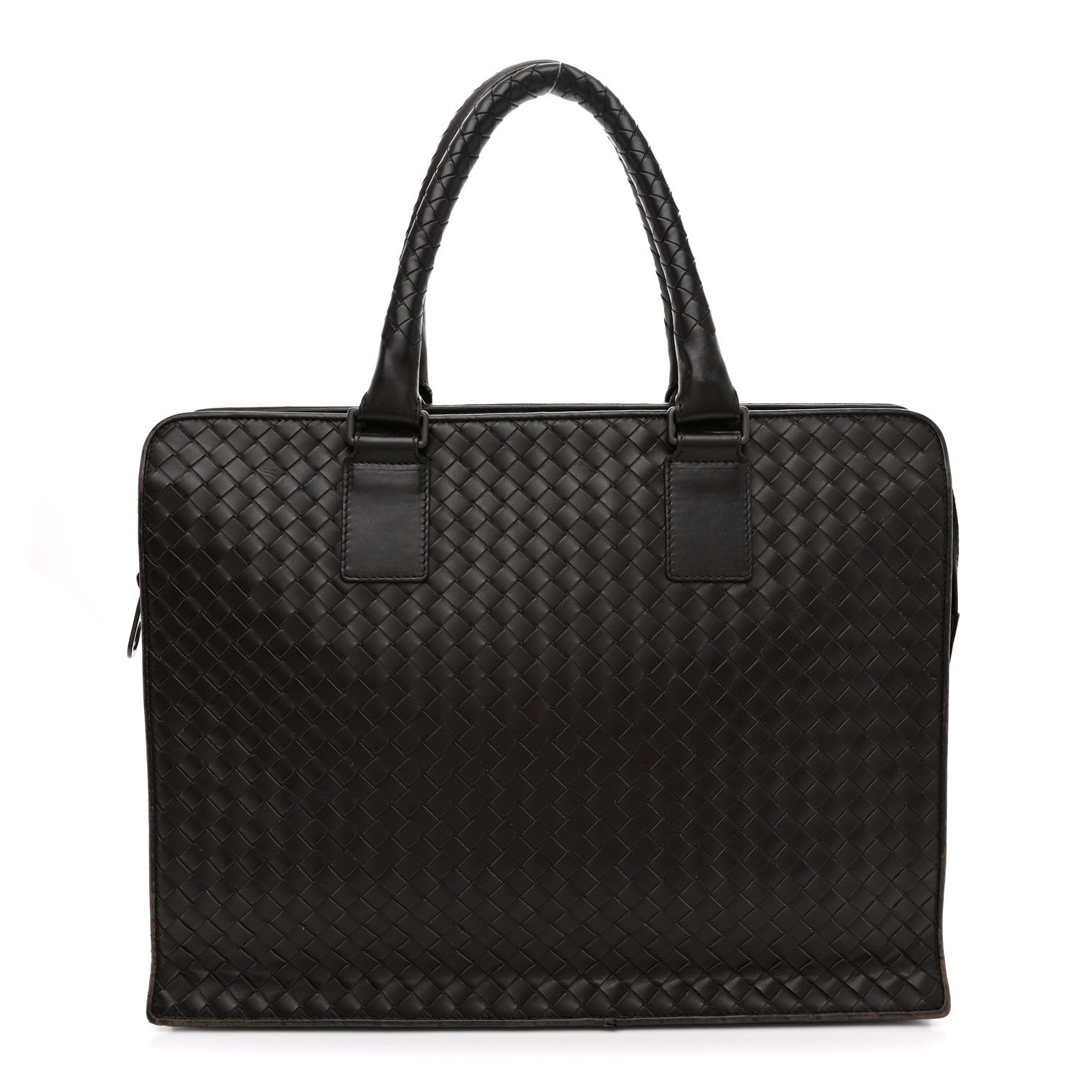 Bottega Veneta Nappa Intrecciato Briefcase Ebano 1 of 15