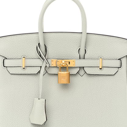 Hermes Togo Birkin 25 Gris Neve 7 of 11