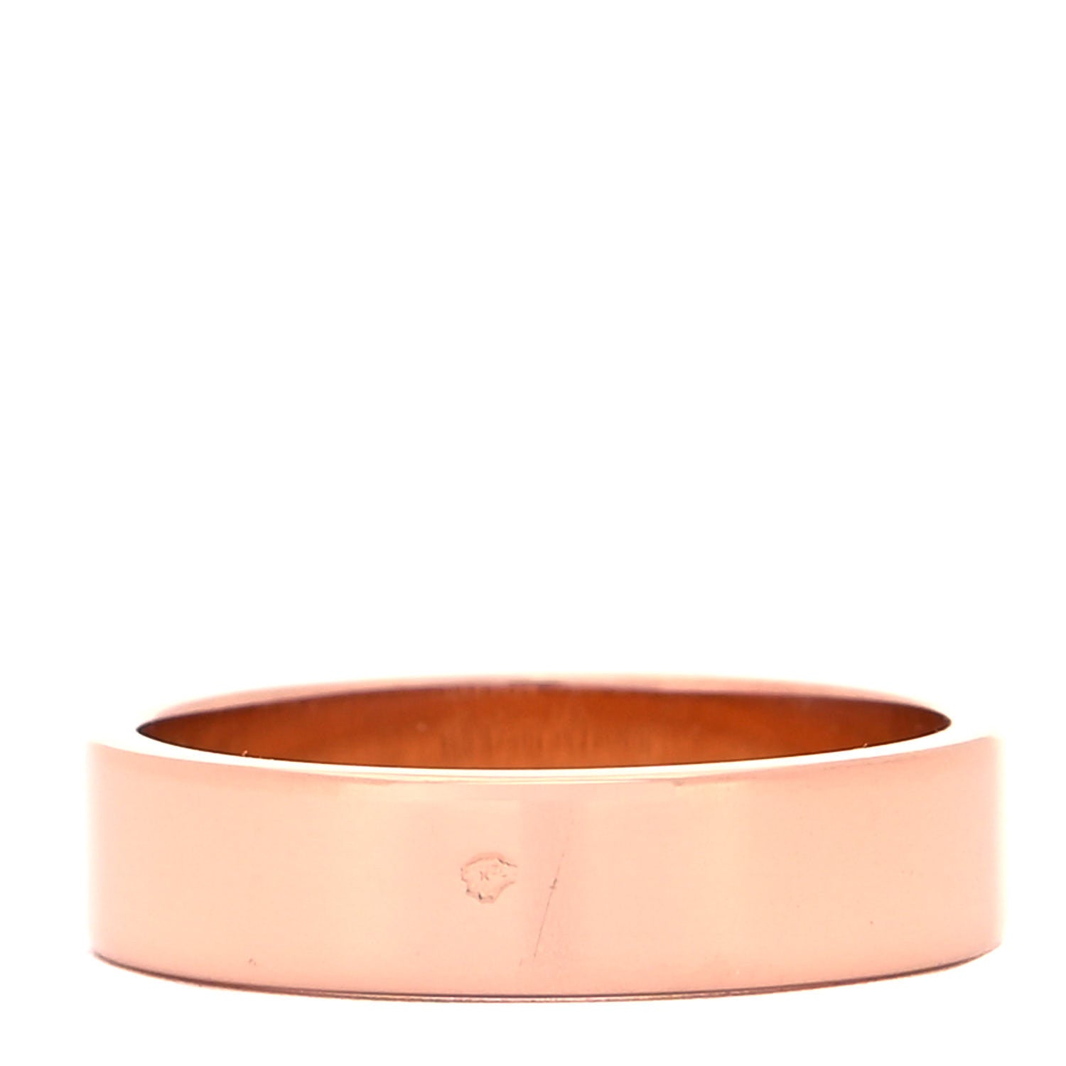 Hermes 18K Rose Gold PM Collier De Chien Ring 54 6.75 3 of 5