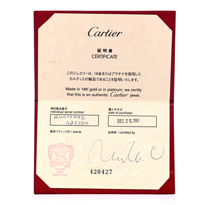 Cartier 18K White Gold 5.5mm LOVE Ring 48 4.5 7 of 7