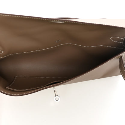 Hermes Swift Kelly Cut Clutch Pochette Etoupe 5 of 6