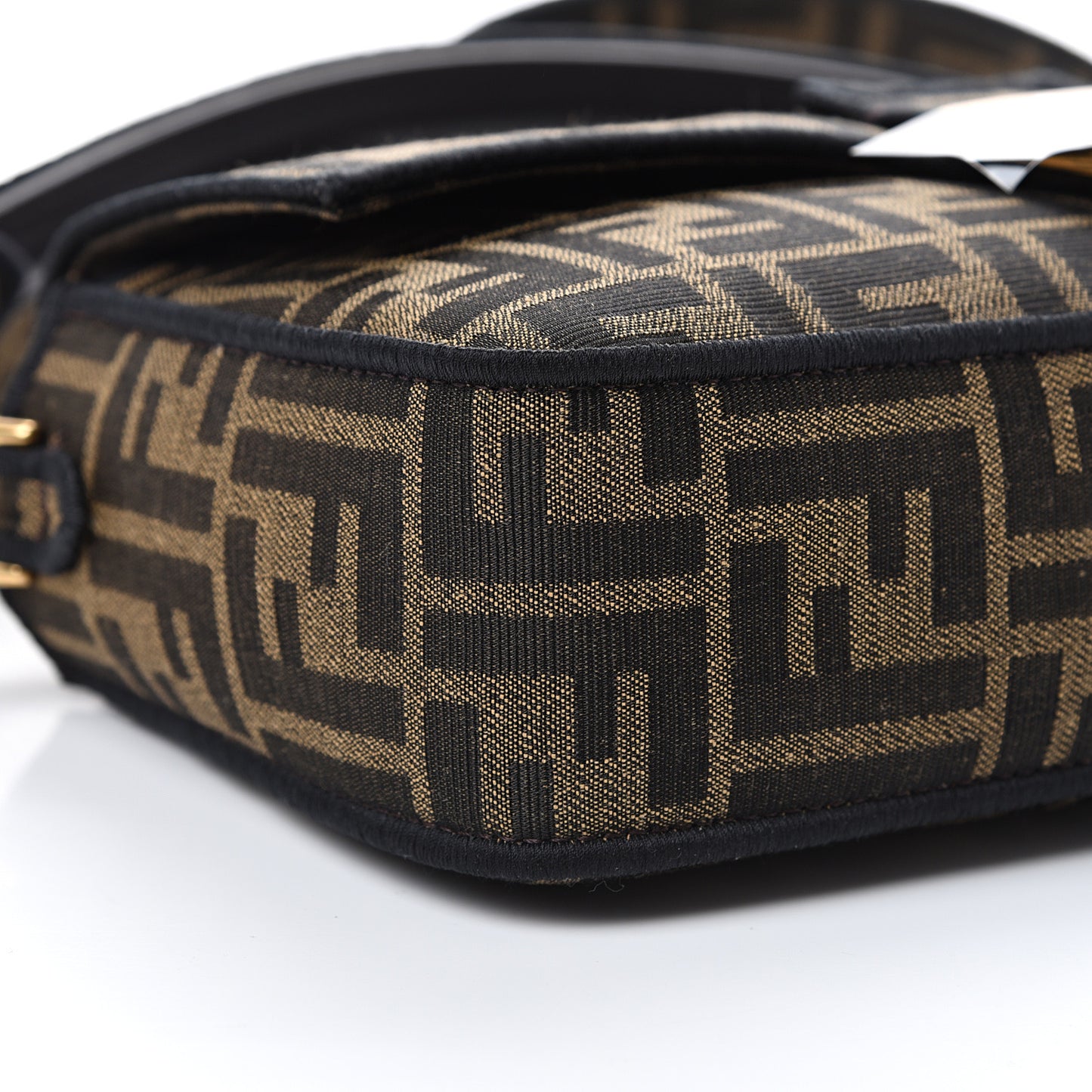Fabric Jacquard FF 1974 Medium Baguette Tobacco Moro Black