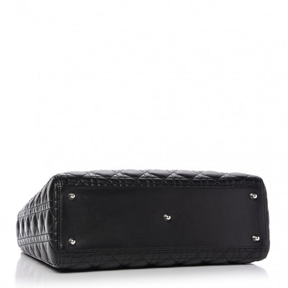 Christian Dior Lambskin Cannage Large Lady Dior Black 4 of 11