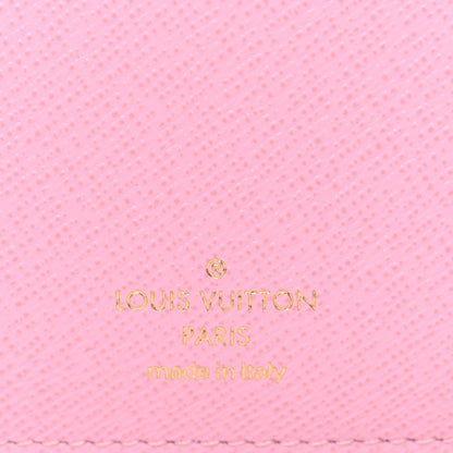 Louis Vuitton Monogram 2021 Christmas Animation Japanese Garden Victorine Wallet Wisteria Pink 6 of 6