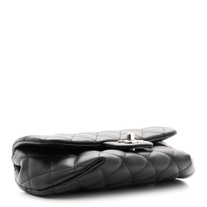 Chanel Calfskin Quilted CC Uniform Flap Belt Bag Black 4 of 11