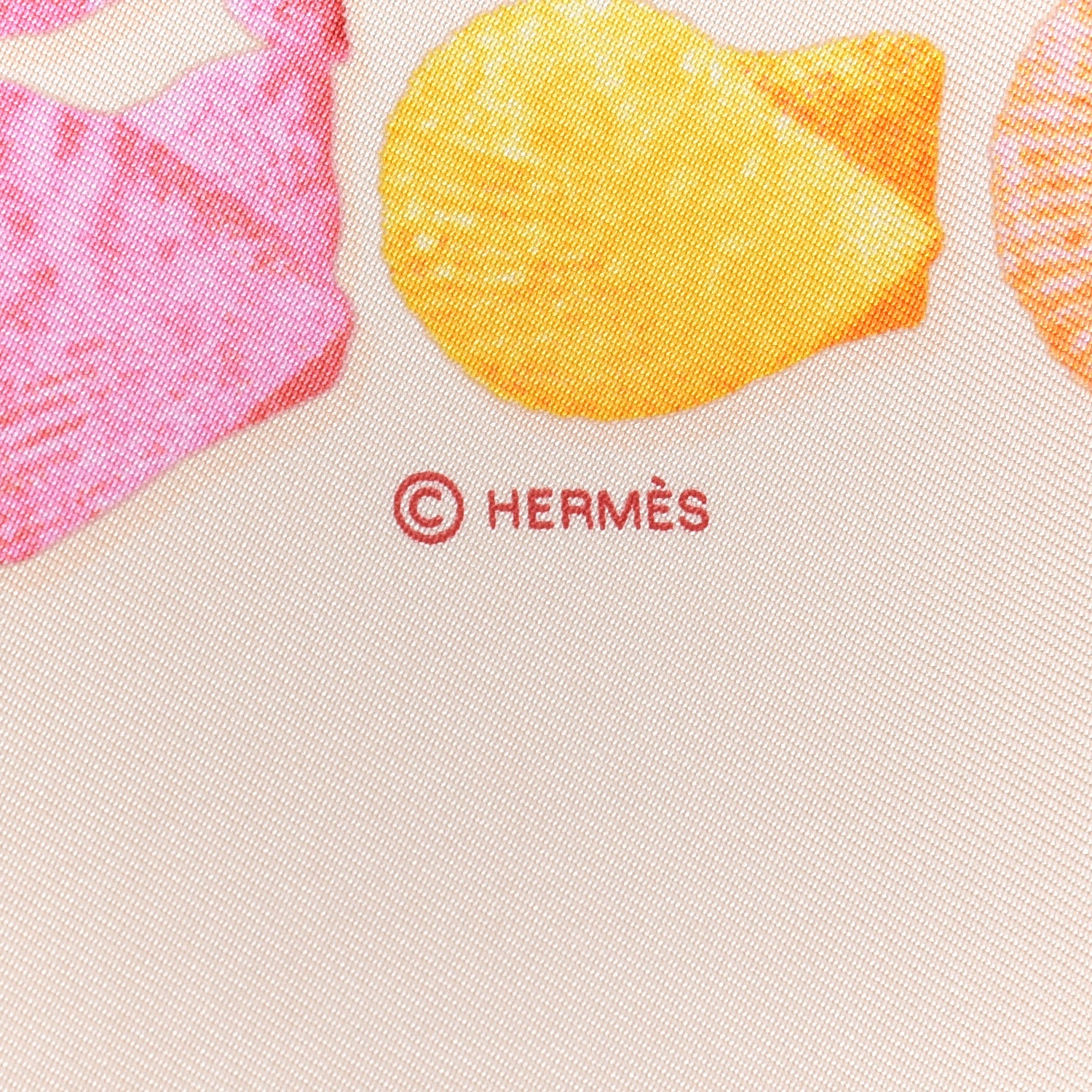 Hermes Silk Coquilles Scarf 90 4 of 5