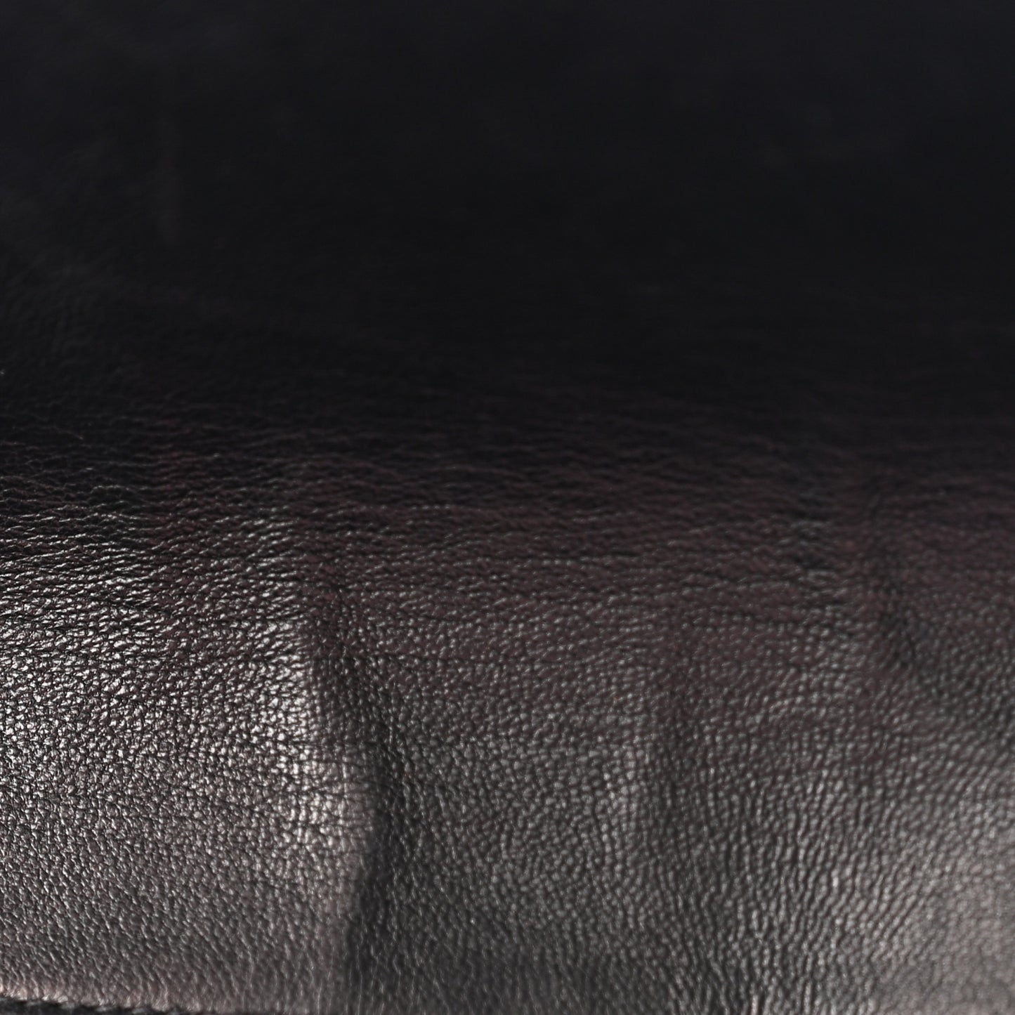 Lambskin Quilted Drawstring Backpack Black