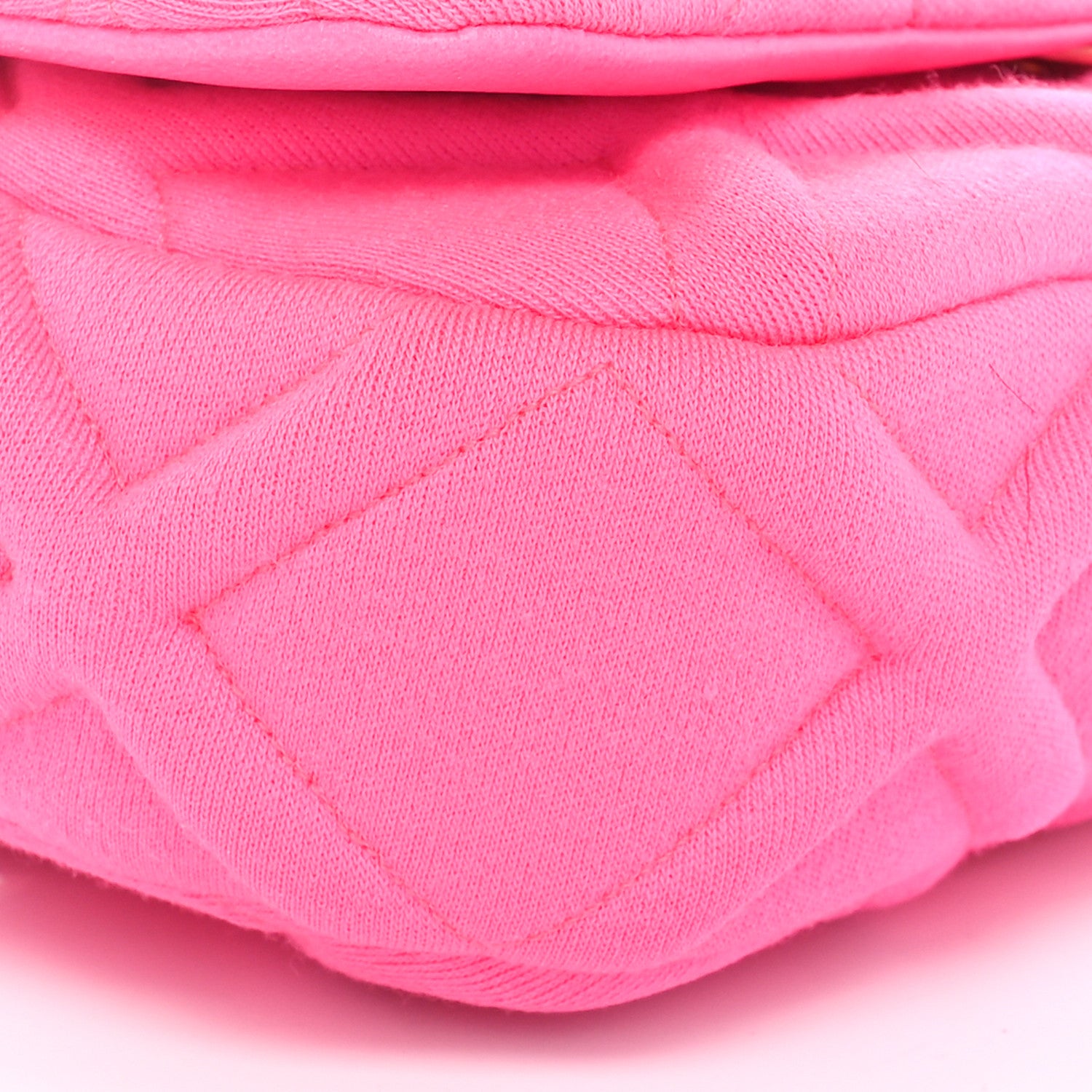 Chanel Jersey Quilted Chanel 19 Waist Bag Pink 9 of 10