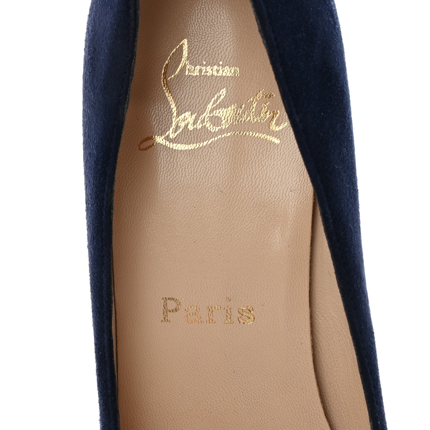 Suede New Declic 120 Pumps 38 Marine