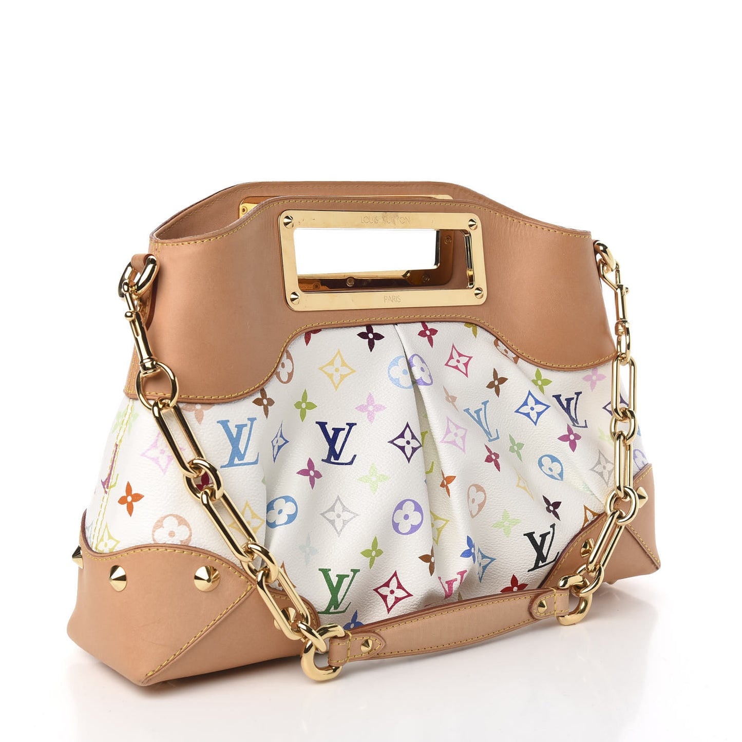 Monogram Multicolor Judy MM White