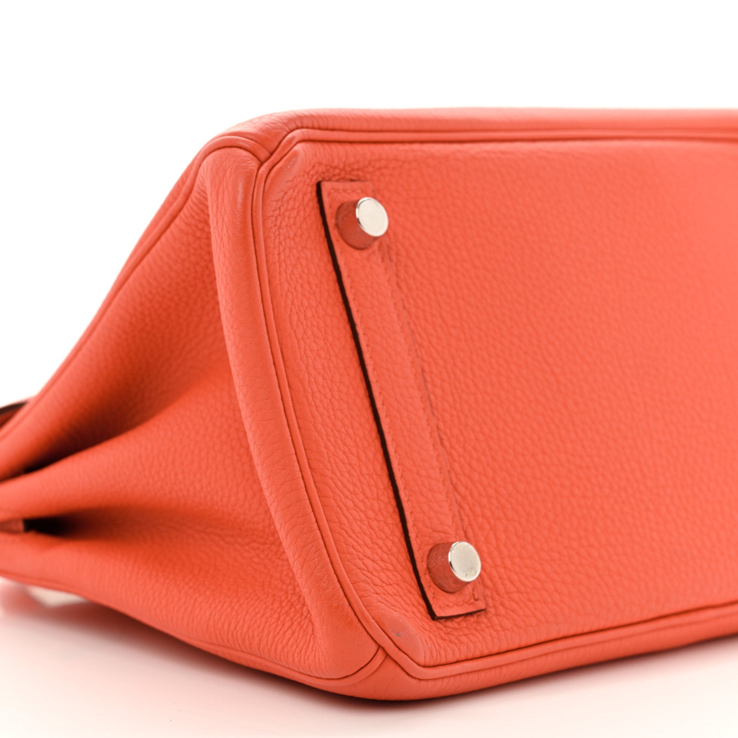 Hermes Togo Birkin 25 Orange Poppy 9 of 13