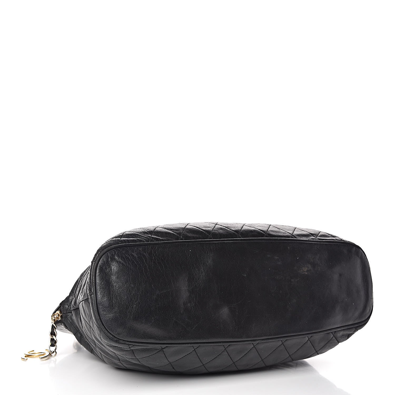 Chanel Calfskin Quilted Shoulder Bag Black 4 of 10