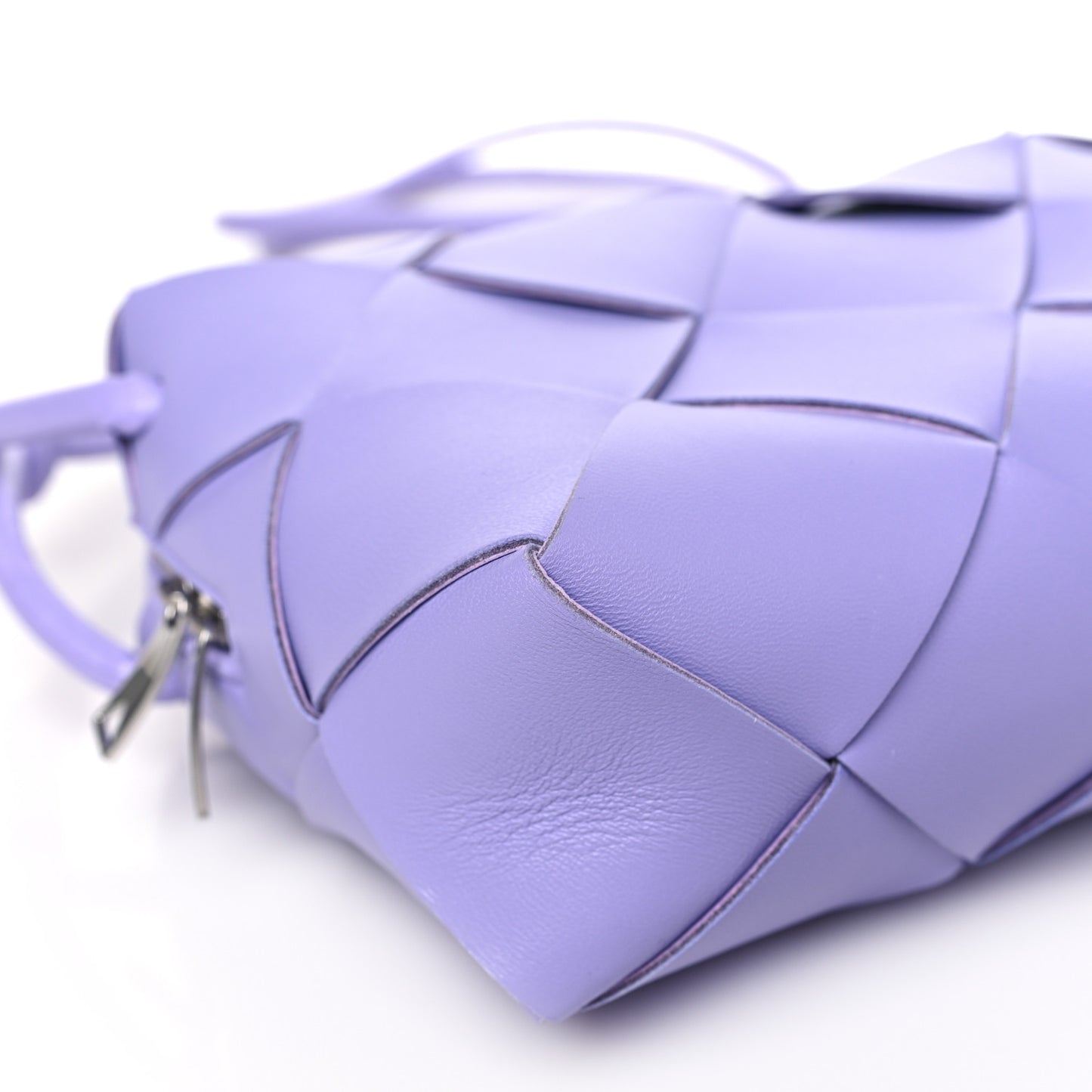 Lambskin Maxi Intrecciato Small Cassette Camera Bag Wisteria