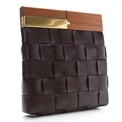 Bottega Veneta Nappa Intrecciato The Snap Clutch Grape 3 of 9