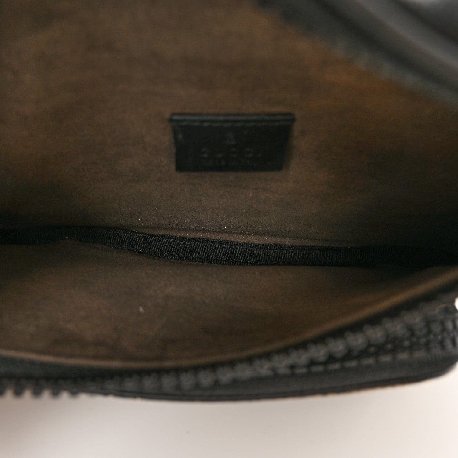 Gucci GG Supreme Monogram Belt Bag Black 5 of 10