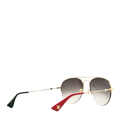 Gucci Aviator Sunglasses GG0107/S Green Red 4 of 7