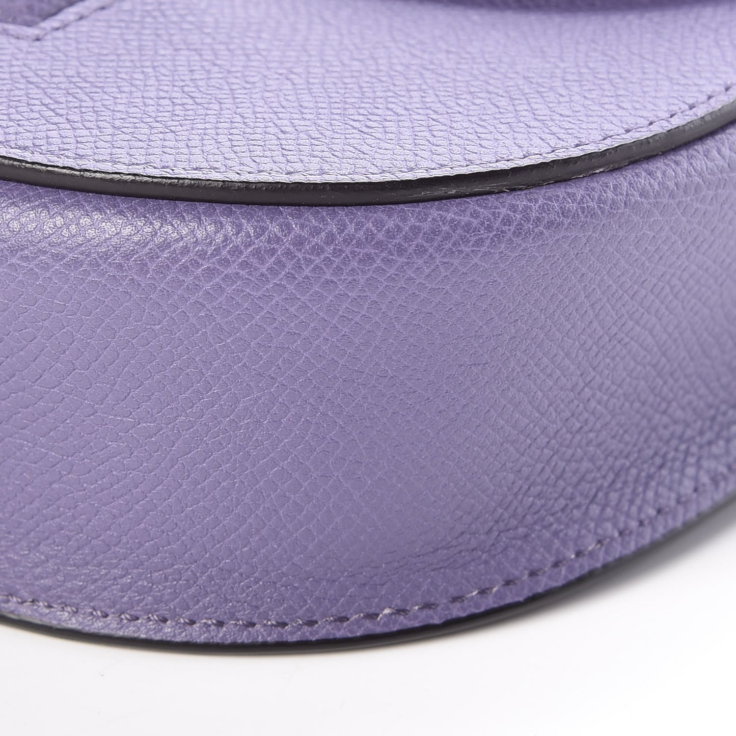 Grained Calfskin Small Trotteur Amethyst