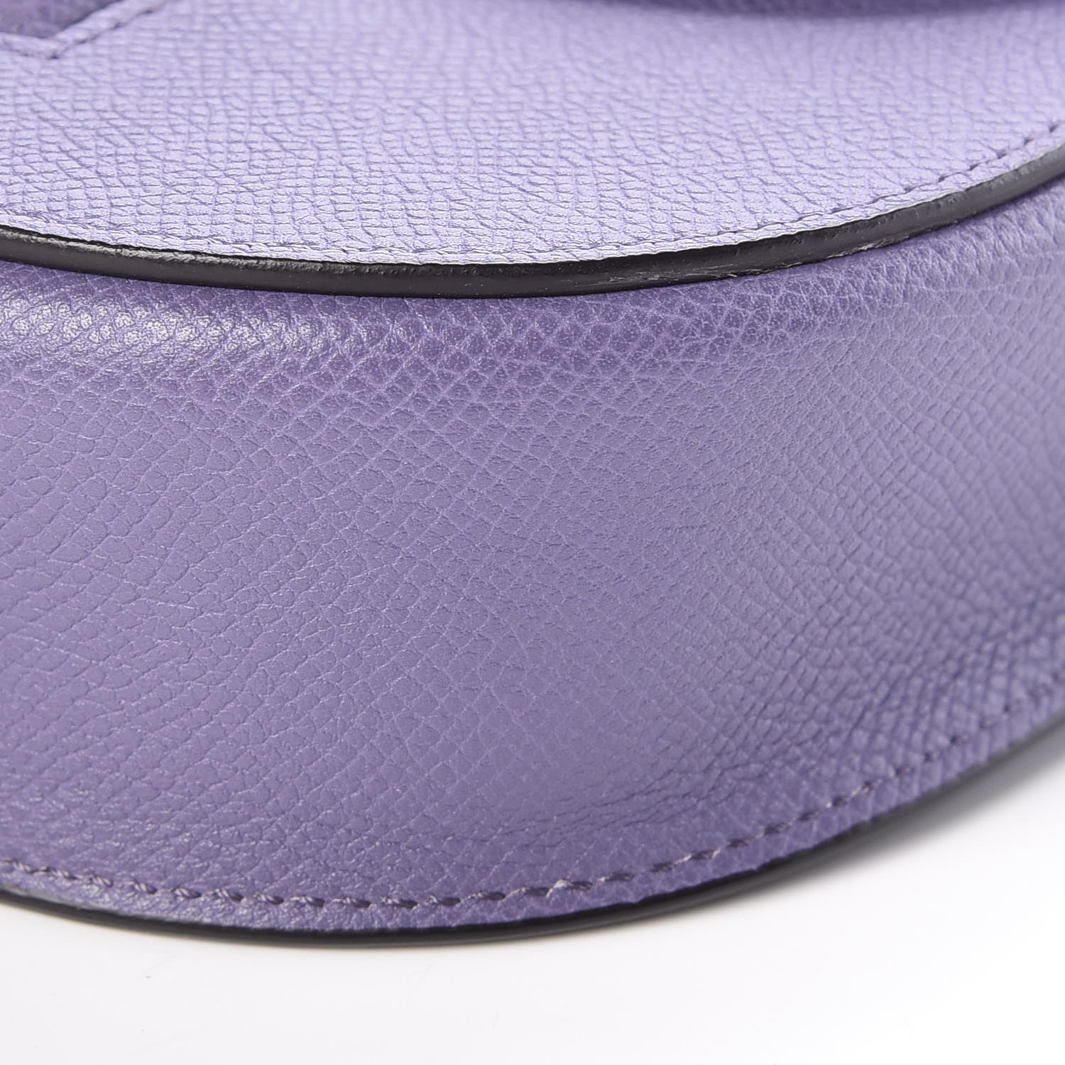 Celine Grained Calfskin Small Trotteur Amethyst 6 of 8