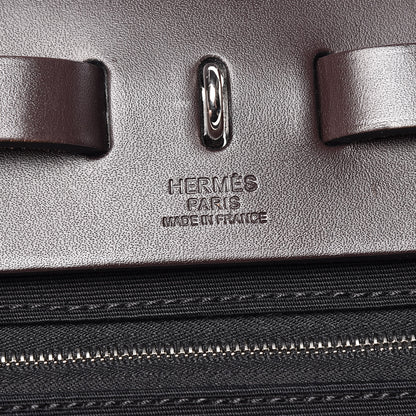 Hermes Toile Vache Hunter Herbag Zip 31 PM Black Ebene 8 of 12
