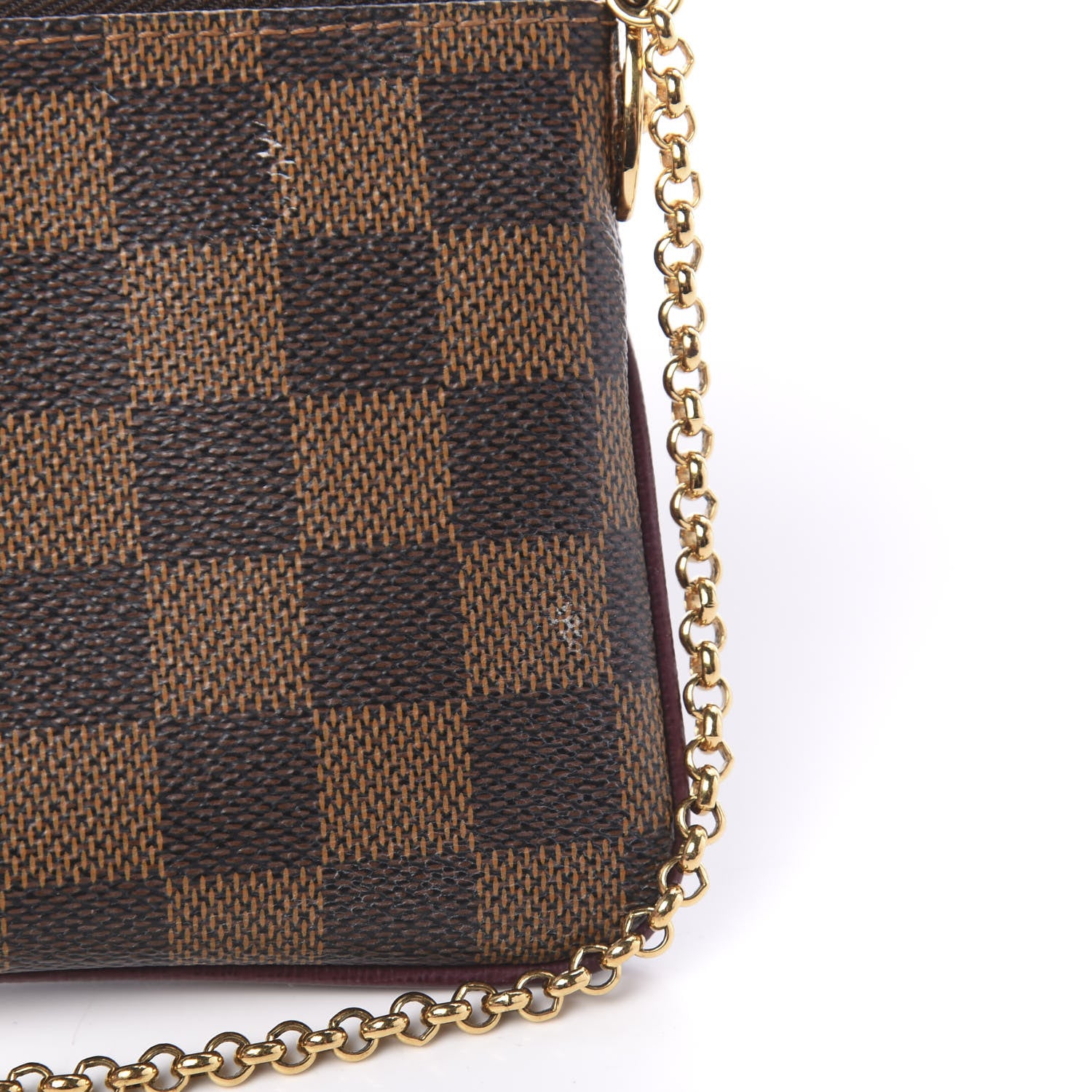 Louis Vuitton Damier Ebene Milla MM Trunk Pochette 8 of 9
