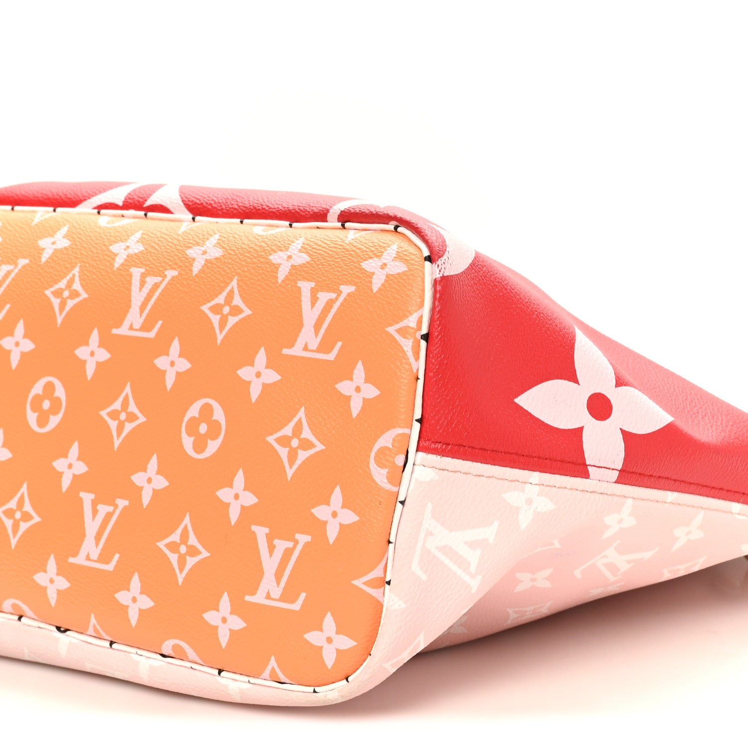 Louis Vuitton Monogram Giant Neverfull MM Rouge 10 of 11