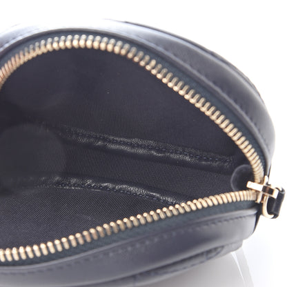 Chanel Lambskin Quilted Zip Around Classic Coin Purse Navy Blue 4 of 6