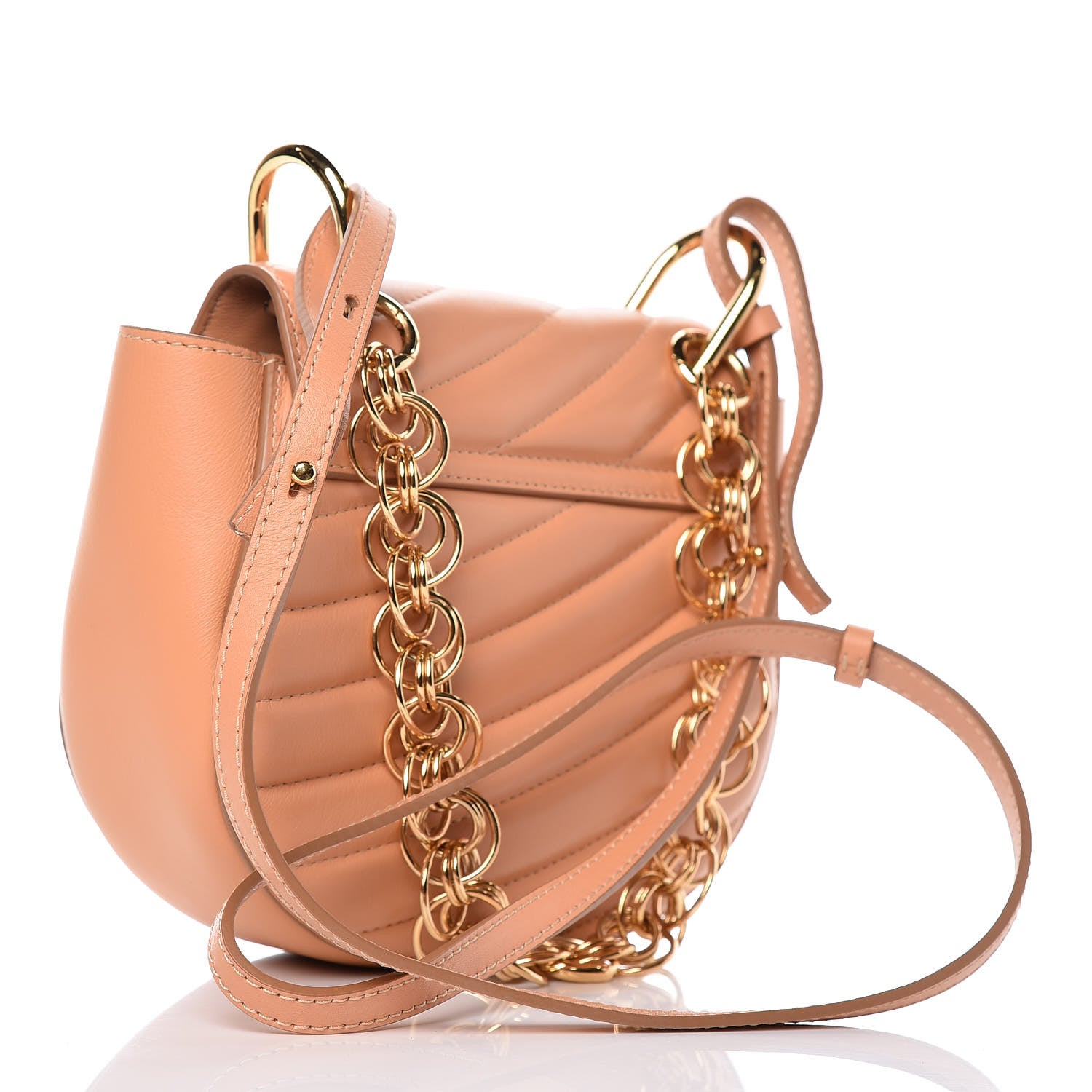 Chloe Calfskin Quilted Mini Drew Bijou Shoulder Bag Blushy Pink 3 of 7