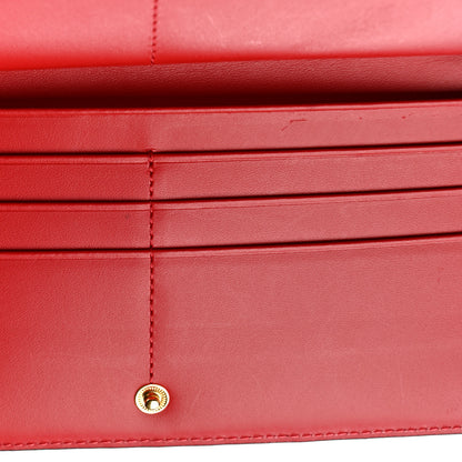 MCM Visetos Continental Flap Wallet Cognac Red 11 of 11