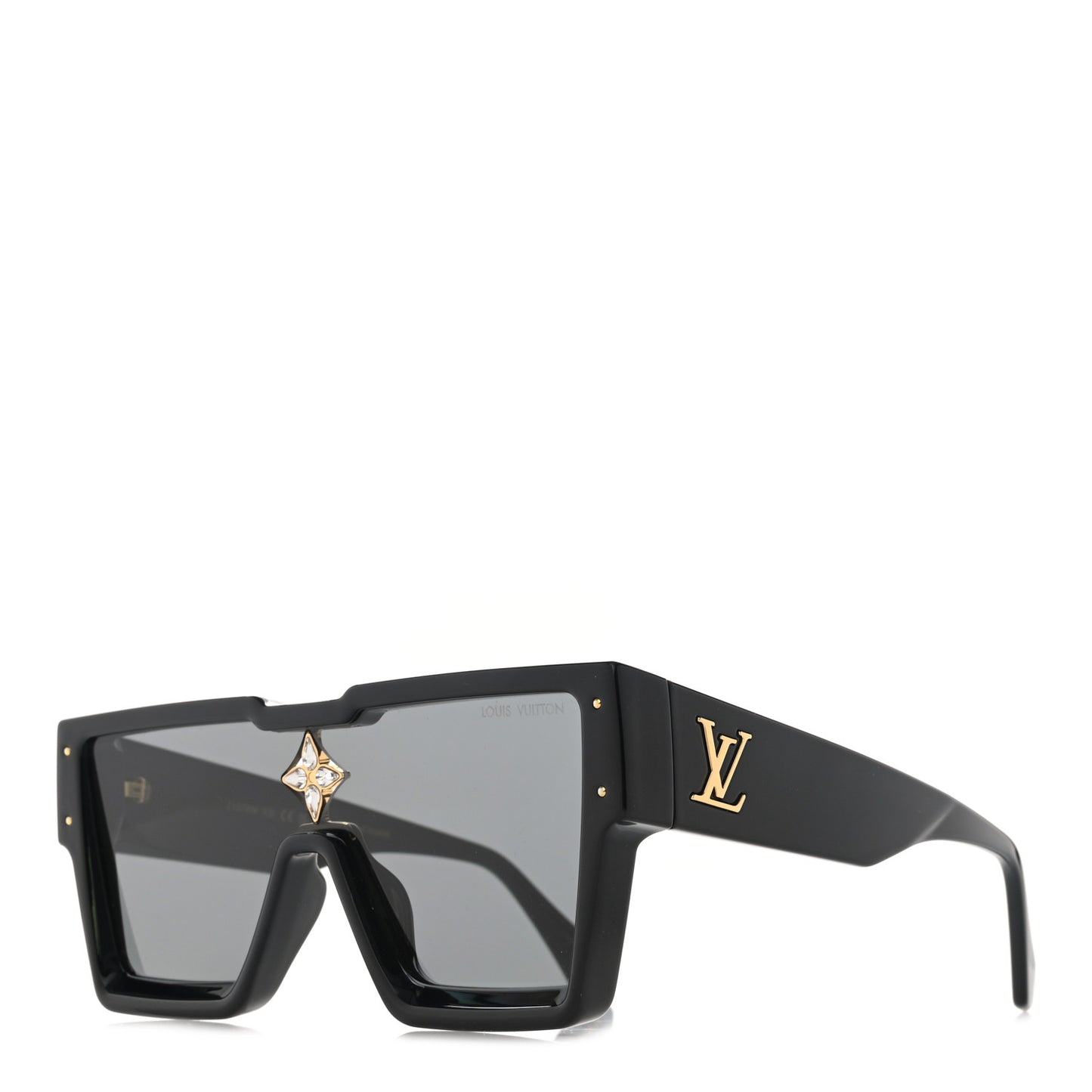 Acetate Swarovski Crystal Cyclone Sunglasses Z1578W Black