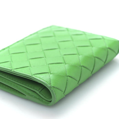 Bottega Veneta Nappa Intrecciato Bifold Zip Wallet Grass 8 of 9