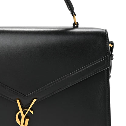 Saint Laurent Smooth Calfskin Medium Classic Monogram Cassandra Top Handle Black 8 of 12