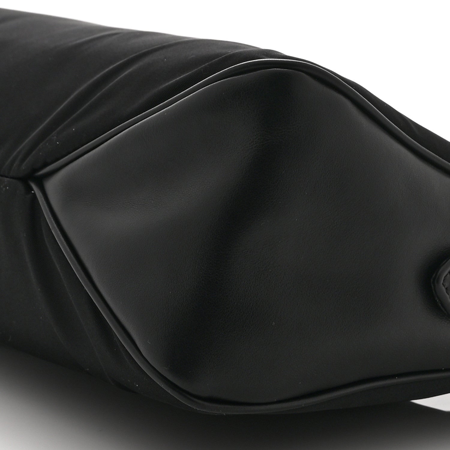 Prada Re-Nylon Vitello Large Aimee Shoulder Bag Black 10 of 10