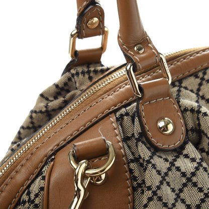 Gucci Diamante Medium Sukey Boston Brown 12 of 14